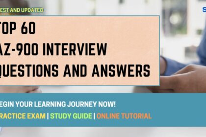Top 60 AZ-900 Interview Questions and Answers