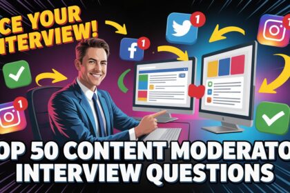 Top 50 Content Moderator INterview Questions and Answers