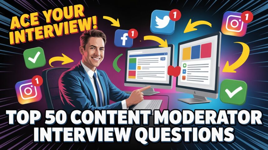 Top 50 Content Moderator INterview Questions and Answers