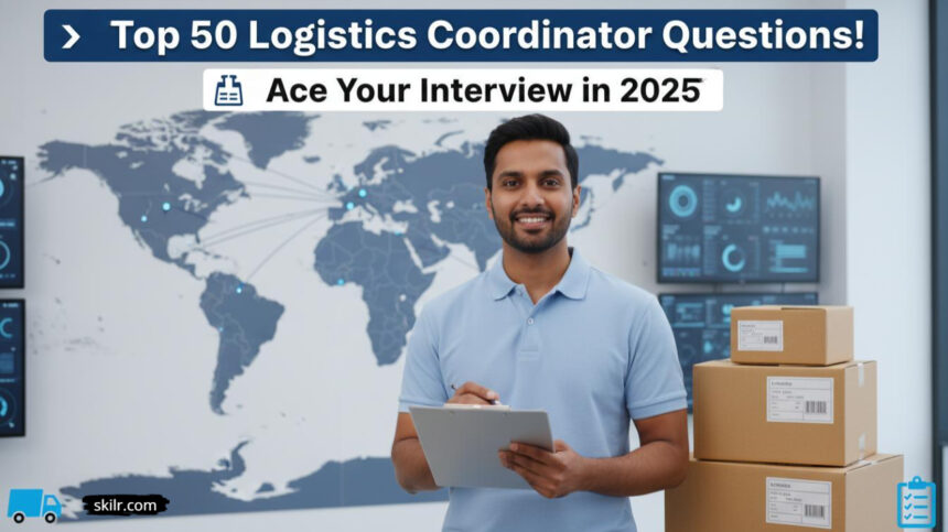 Top 50 Logistics Coordinator Interview Questions and Answers