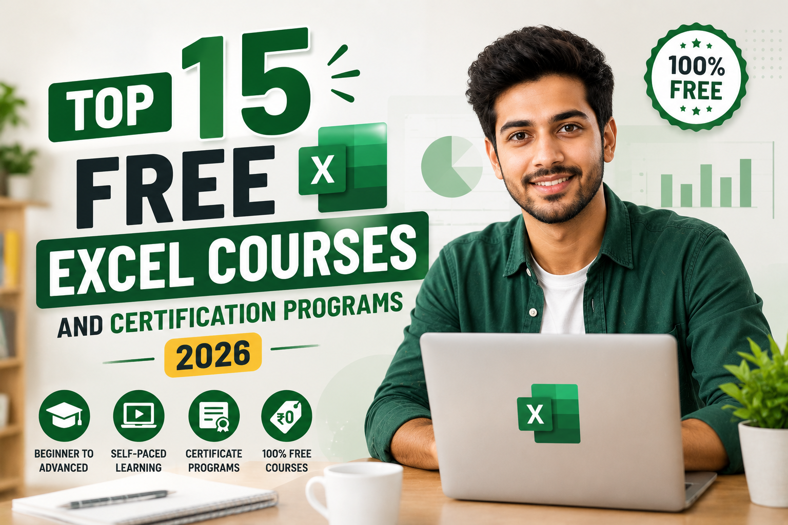 Top 15 Free Excel Courses and Certification Programs 2026