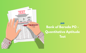Bank of Baroda PO - Quantitative Aptitude Test