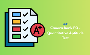 Canara Bank PO - Quantitative Aptitude Test