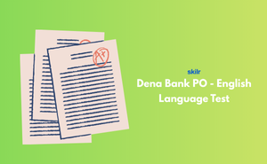 Dena Bank PO - English Language Test