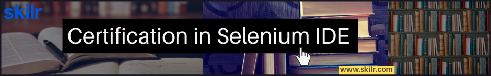 Selenium IDE exam