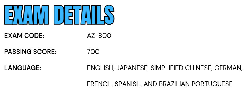 Exam AZ-800