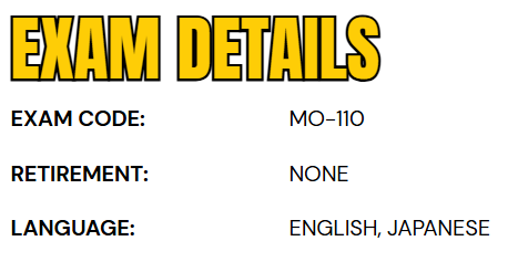 Exam MO-110: Microsoft Word (Microsoft 365 Apps)