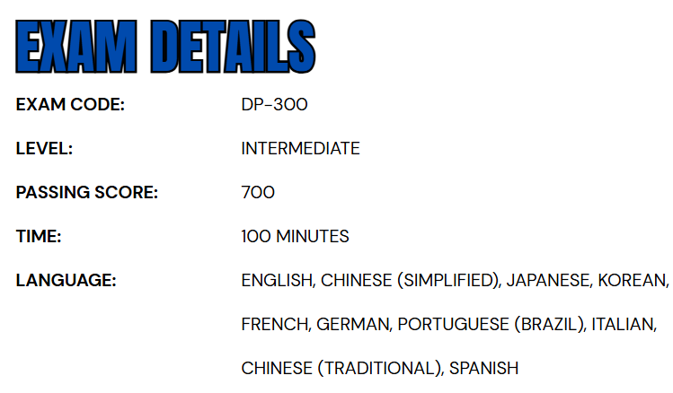 Exam DP-300: Administering Microsoft Azure SQL Solutions