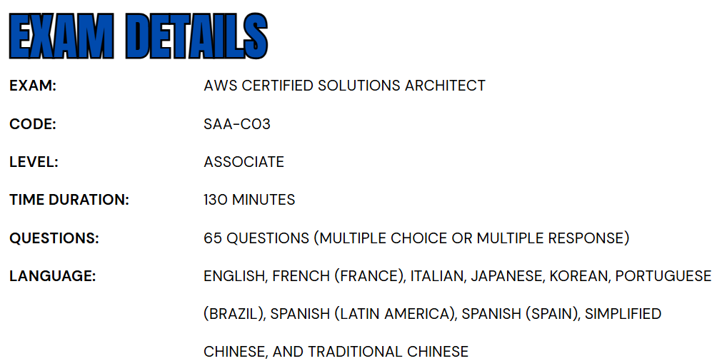 SAA-C03 exam