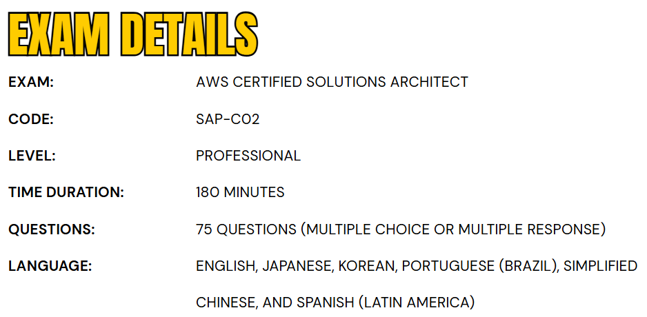 AWS Certified Solutions Architect Professional