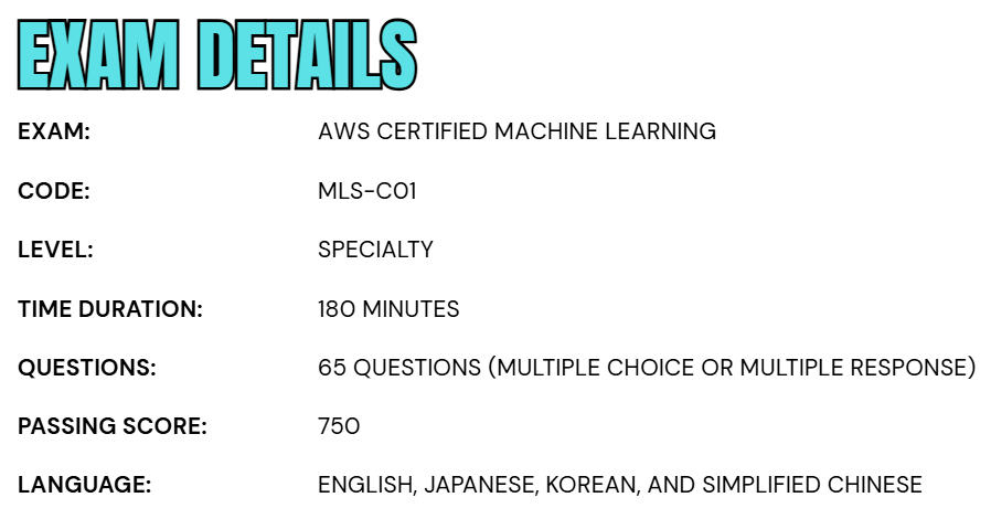 AWS MLS-C01