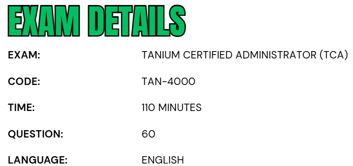 Tanium Certified Administrator