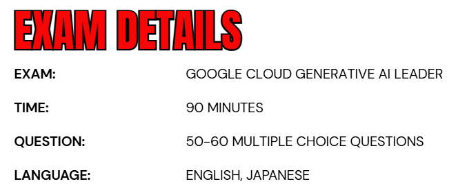 Google Cloud Generative AI Leader