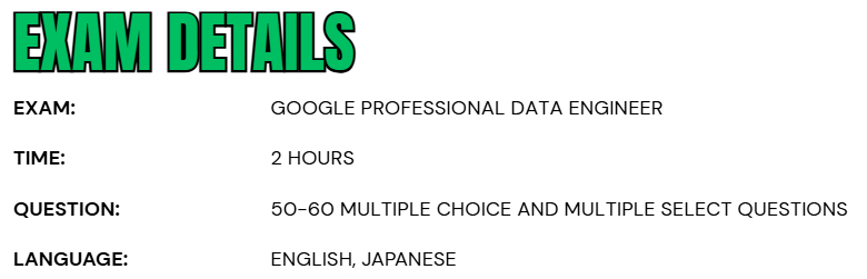 Google Professional Data Engineer