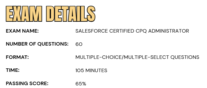 Salesforce Certified CPQ Administrator