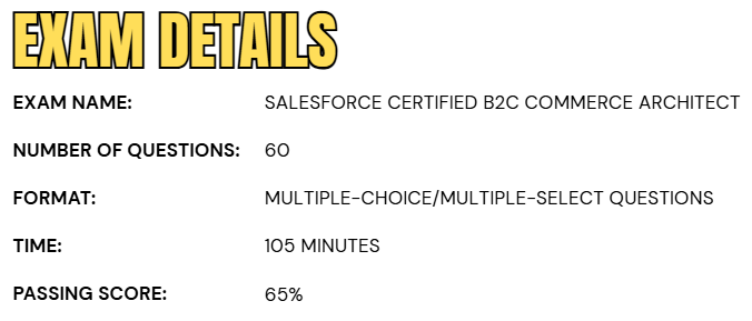 Salesforce Certified B2C Commerce Architect