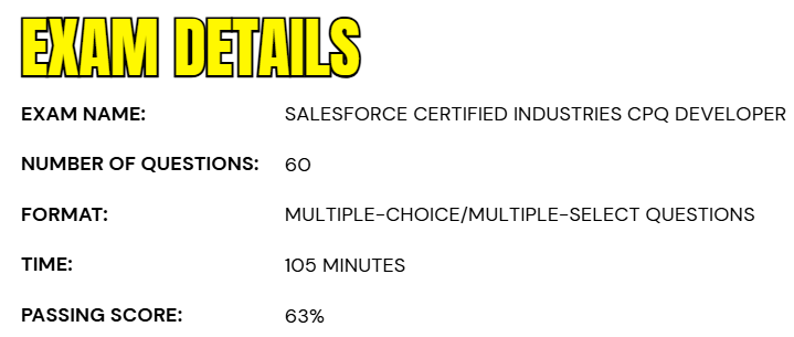 Salesforce Certified Industries CPQ Developer