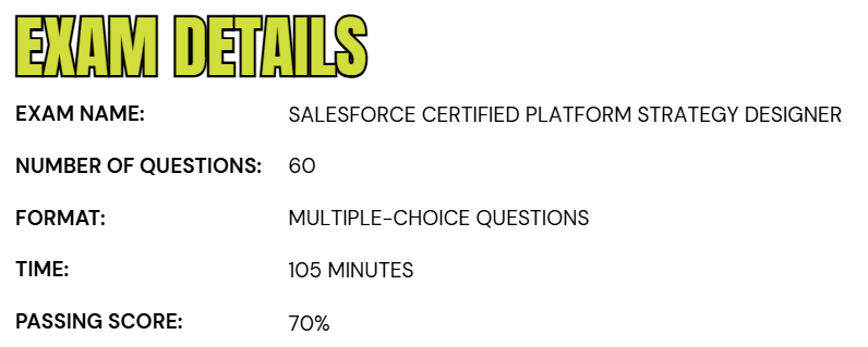 Salesforce Certified Platform Strategy Designer