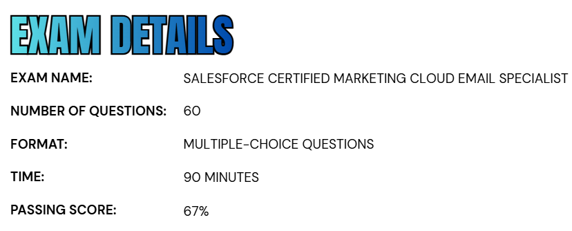 Salesforce Certified Marketing Cloud Email Specialist