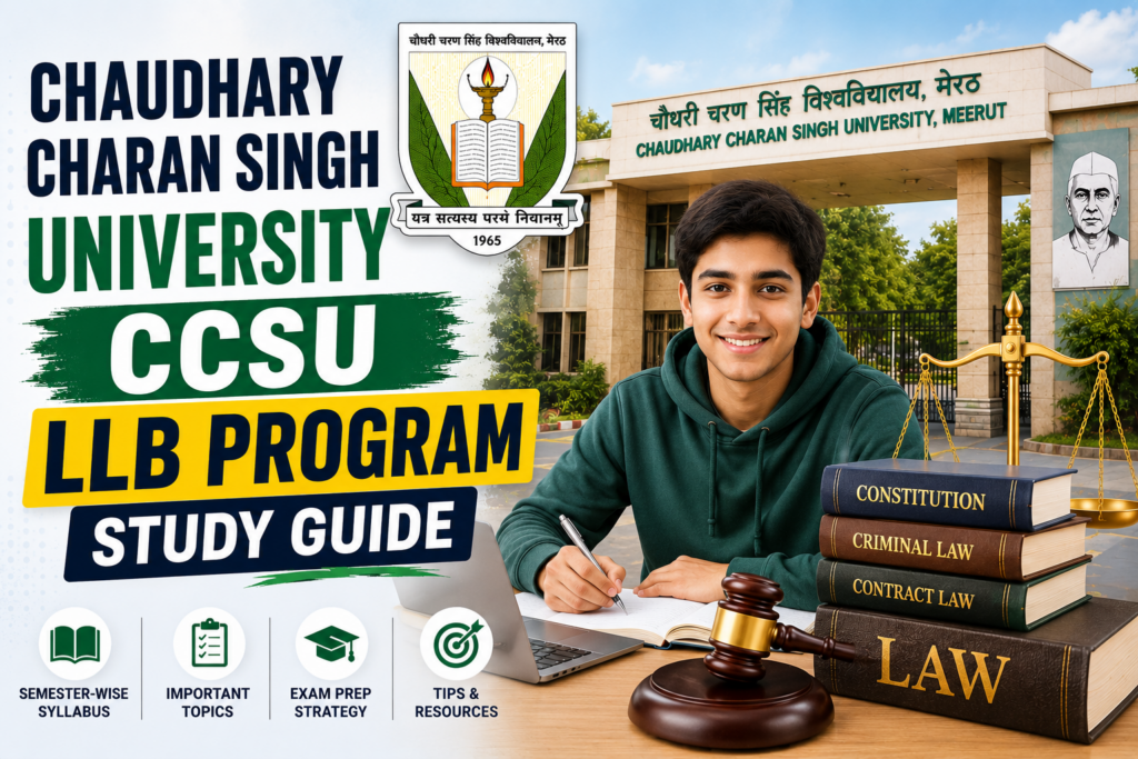 Chaudhary Charan Singh University CCSU LLB Programme